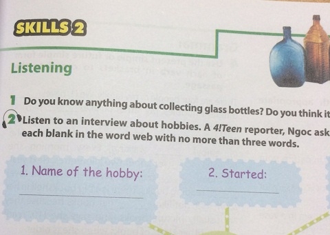 Skills 2 Unit 1: My hobbies