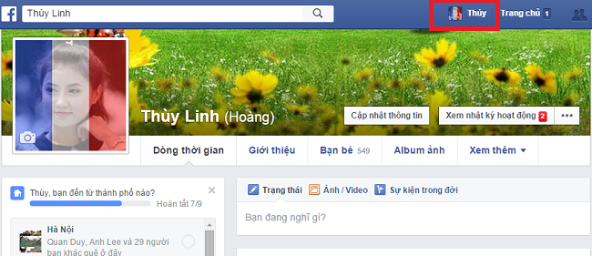 Cách quay lại, đổi lại ảnh đại diện cũ trong Facebook.